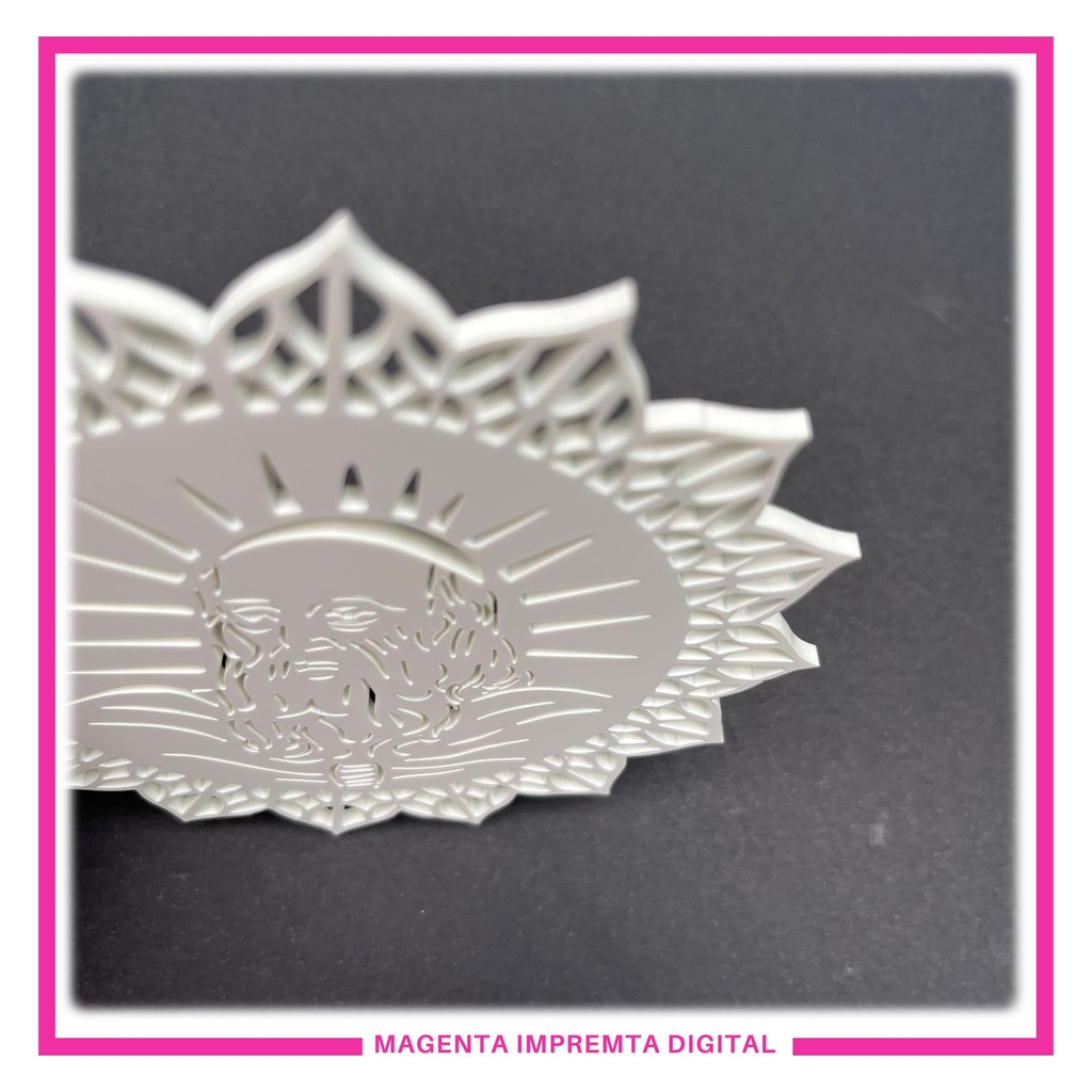 "Neula" de metacrilato blanco 3mm