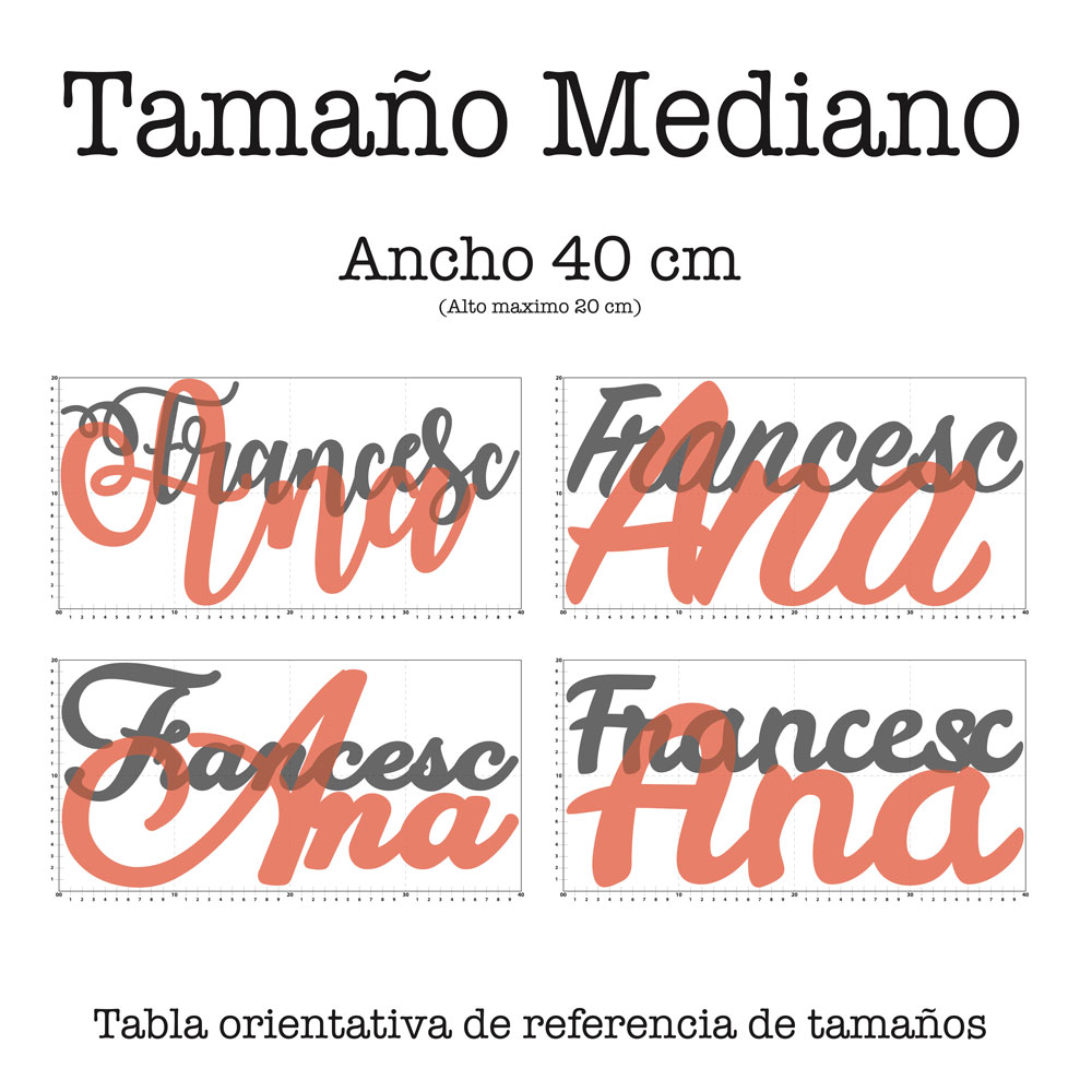 Nombre madera mediano (hasta 40x20)