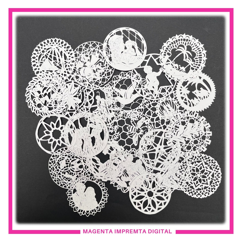 Pack 20 "Neules" de papel 5,5 cm