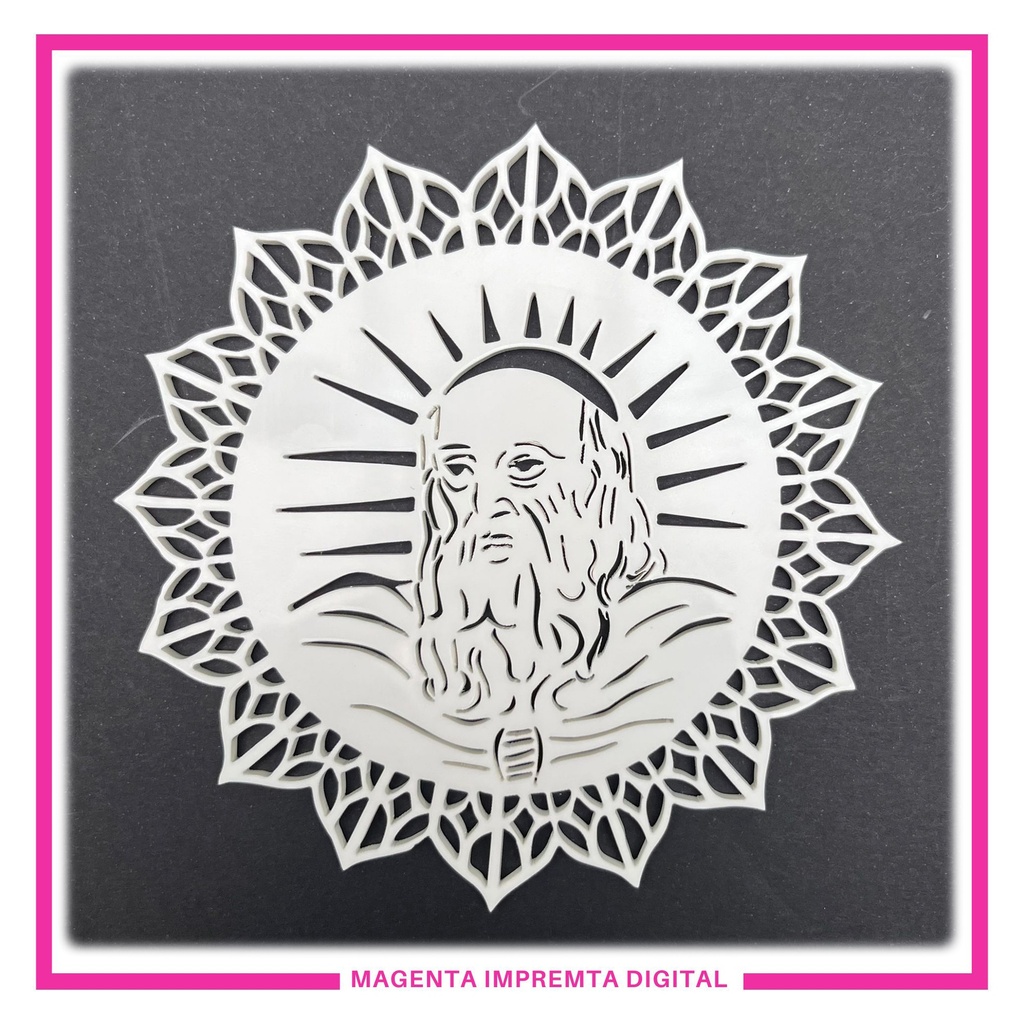 "Neula" de metacrilato blanco 3mm