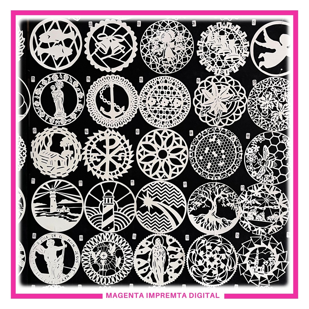 Pack 12 "Neules" de papel 15 cm