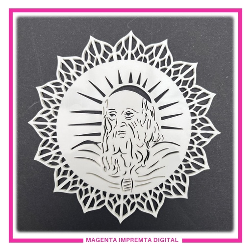 "Neula" de metacrilato blanco 3mm