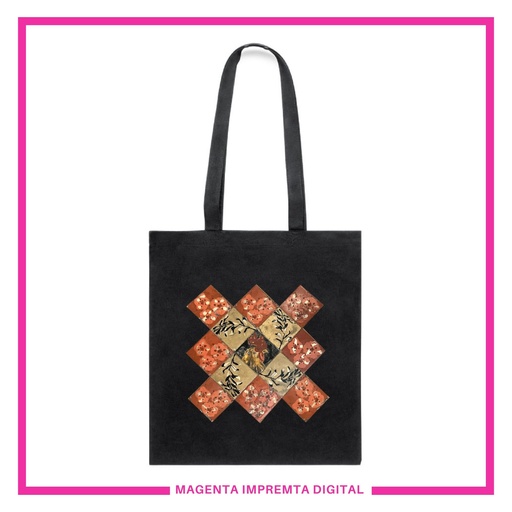 Tote Bag negra Rajola