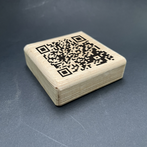 Taco macizo madera (QR)