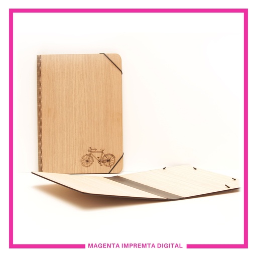 Carpeta de madera (personalizable)