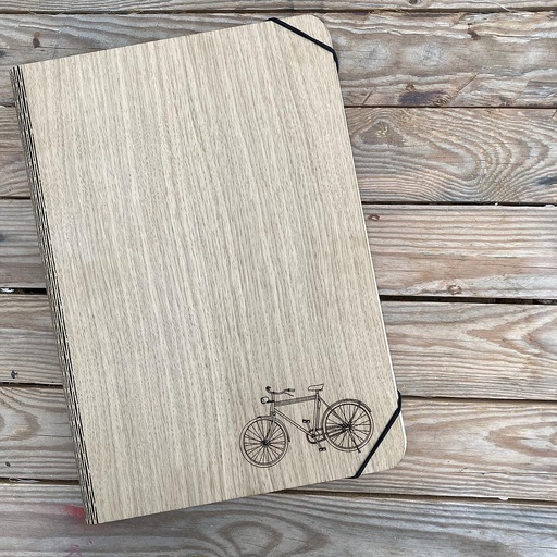 Carpeta de madera (personalizable)